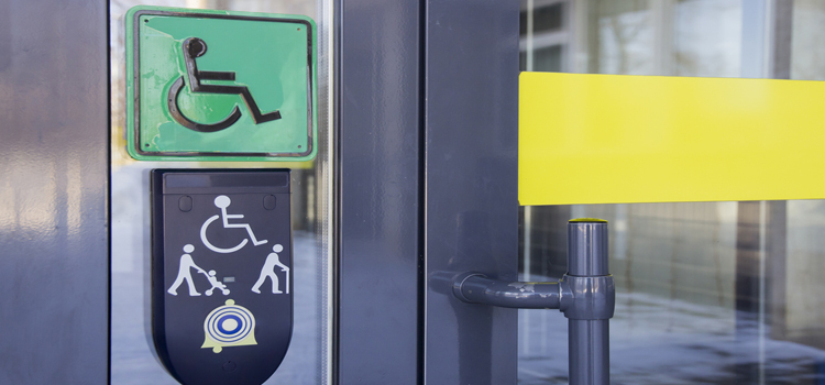automatic handicap door opener in Clayton