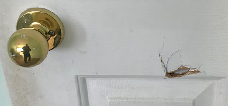 interior door hole repair Clayton