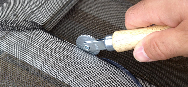 metal screen door repair in Clayton