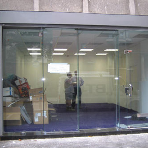 shop front door repair Clayton